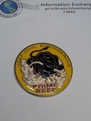 USAF Civil Engineer Prime Beef Challenge Coin