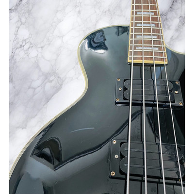 Electric Bass Guitar GrassRoots G-LB-52CC Les Paul Black