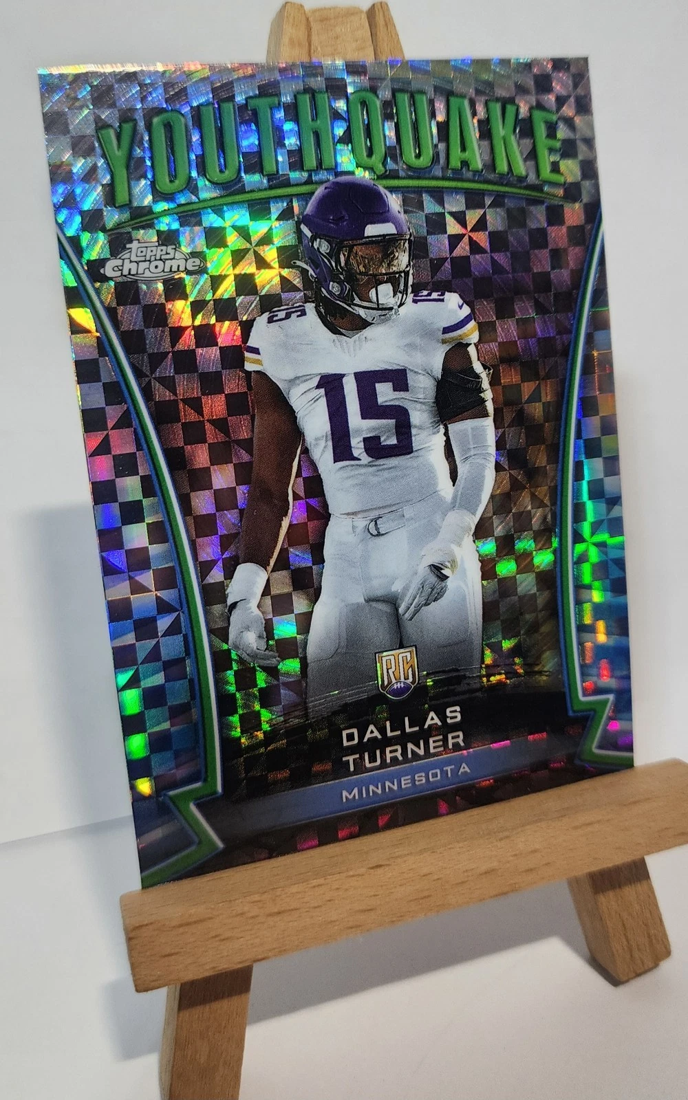 Dallas Turner Topps Chrome Youthquake #Y6 X-Fractor