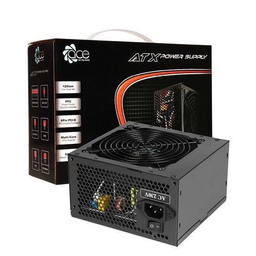 Ace 750W Desktop PC ATX Power Supply Unit Black Low Noise PSU - A-750BR - 第 1/7 張圖片
