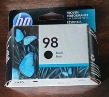 Genuine HP 98 Black Ink Cartridge Exp 11/2017 New Sealed