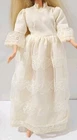 Vintage Barbie Doll Fashion Clone Mommy Made Handmade Wedding Dress Formal Gown