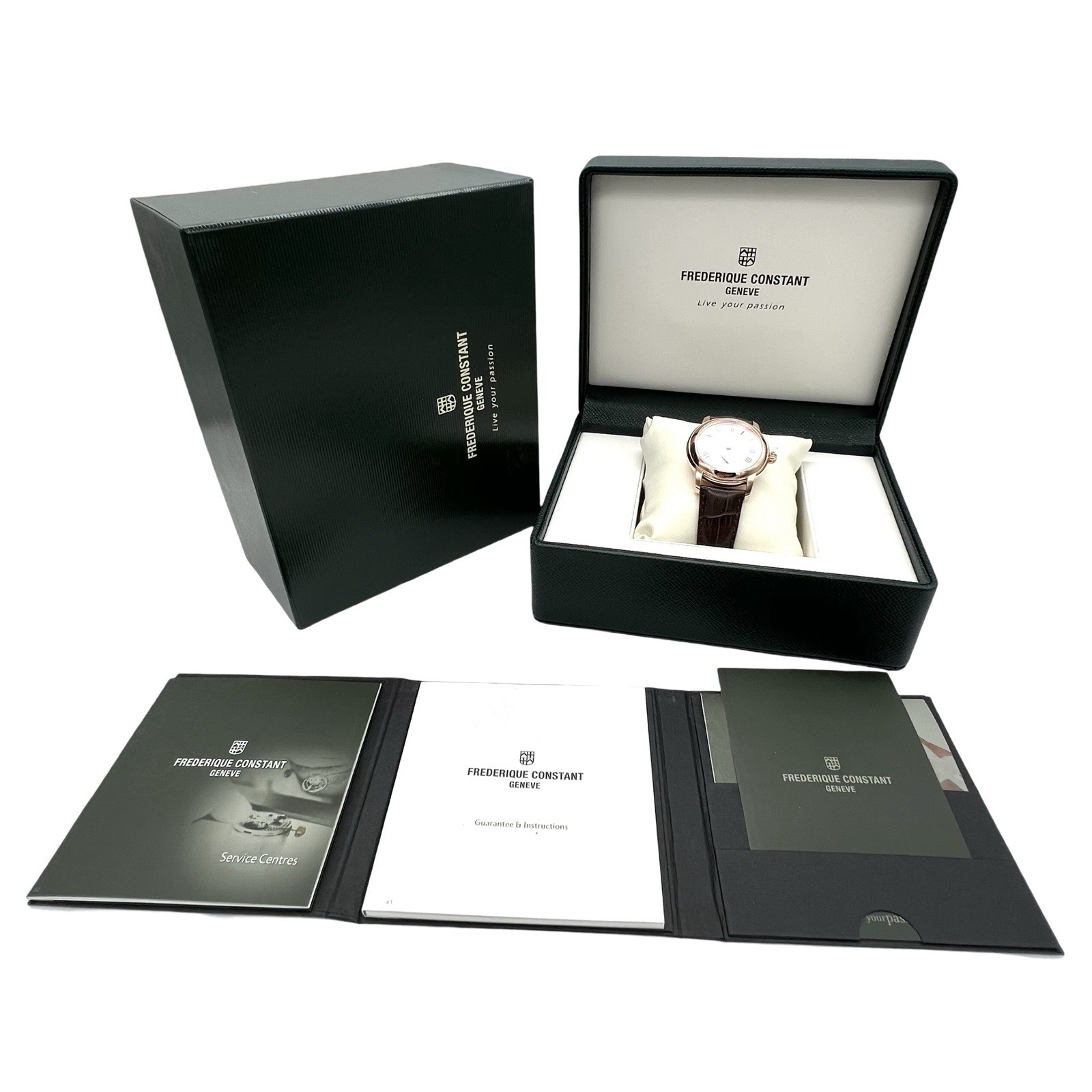 2016 42mm Frédérique Constant Classic Automatic FC-710MC4h4 Rose Gold Box Papers