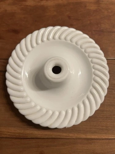 Vintage Milk Glass Lamp Part