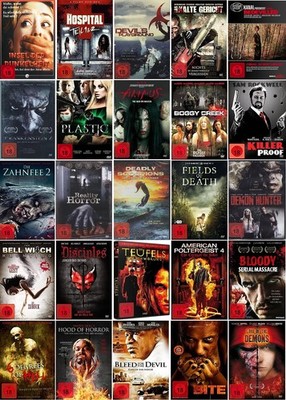 Paket mit 44 Horrorfilmen auf 29 DVD's/NEU/OVP FSK18 #239