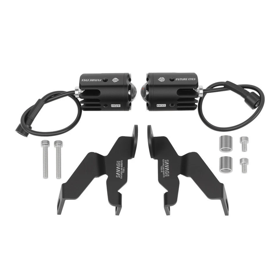 Foco delantero auxiliar LED antiniebla con soporte de montaje para Tiger Sport 660 800 Foto 2 de 4