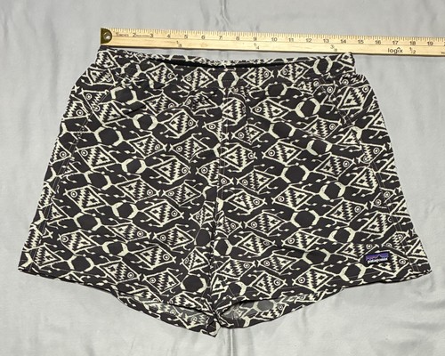 Patagonia Shorts Womans Medium Fish Print Baggies Swim Hiking Camping Adult - Picture 12 of 15