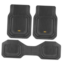  ToughLiner Car Floor Mats - Heavy Duty Trim to Fit Mat for Trucks - Car Black