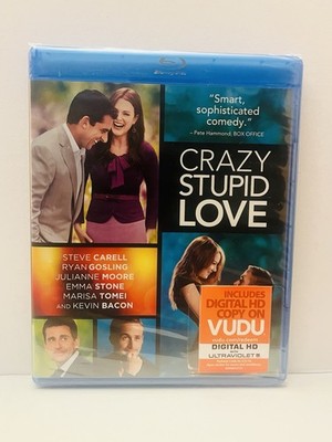 Crazy Stupid Love (Blu-ray, 2011) Steve Carell, Ryan Gosling, Emma Stone - NEW!