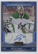 2024-25 O-Pee-Chee Platinum Blue Rainbow Auto Jake Oettinger #BA-JO Auto t0l