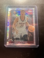 Topps 2025-26 Chrome Kasparas Jakucionis Rookie Miami Heat Basketball Card #270