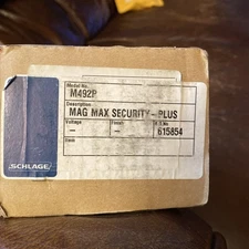 Schlage M492P 12/24 Volt 1500 lbs. Electromagnetic Lock Max Security Plus  Lock
