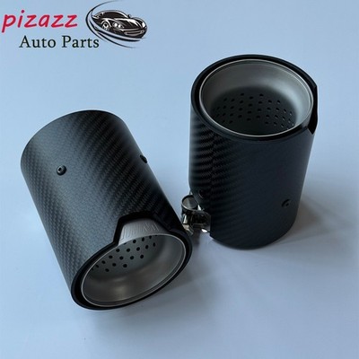 2 PCS Carbon Exhaust Pipe For M2 M3 M4 M Performance F87 F80 F82 F83 Muffler Tip