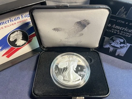 1776 - 2026 W Proof American Silver Eagle 1 oz OGP - 250th Anniversary Bell