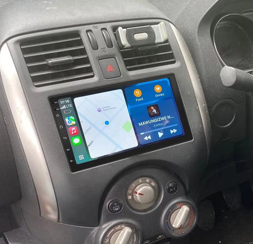 For Nissan Almera 2012-14 Head Unit Wireless CarPlay Android GPS BT Radio 4+64G - image 2 of 4