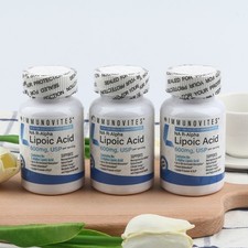 IMMUNOVITES Stabilized R-Alpha Lipoic Acid  True  600mg per Serving ,EXP5/2027