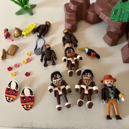 PLAYMOBIL 3015 Vintage JUNGLE AZTEC TEMPLE RUINS Incomplete With Manual - Picture 4 of 13