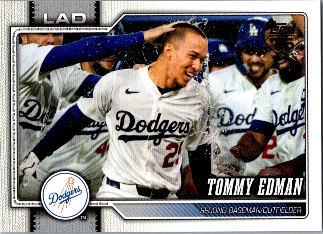 Topps 2026 Series One Tommy Edman Los Angeles Dodgers #222 Golden Mirror