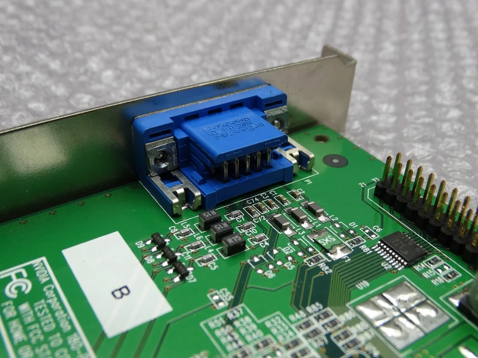 NVIDIA PCI 180-P0002-0000-B01, 09629U, VGA PCI VIDEO CARD - Image 4 of 4