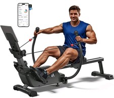 MERACH R26 Sculls Ultra-Quiet Magnetic Rowing Machines for Home with 16-Level