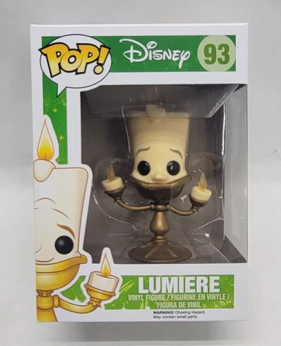 Disney Funko Pop! 93 LUMIERE - Beauty and the Beast Vinyl Figure - New in Box