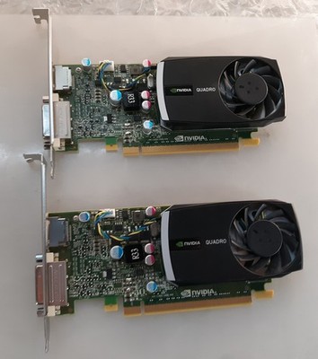 Pair of Nvidia Quadro P400 2GB GDDR5 PCIe Graphics Card
