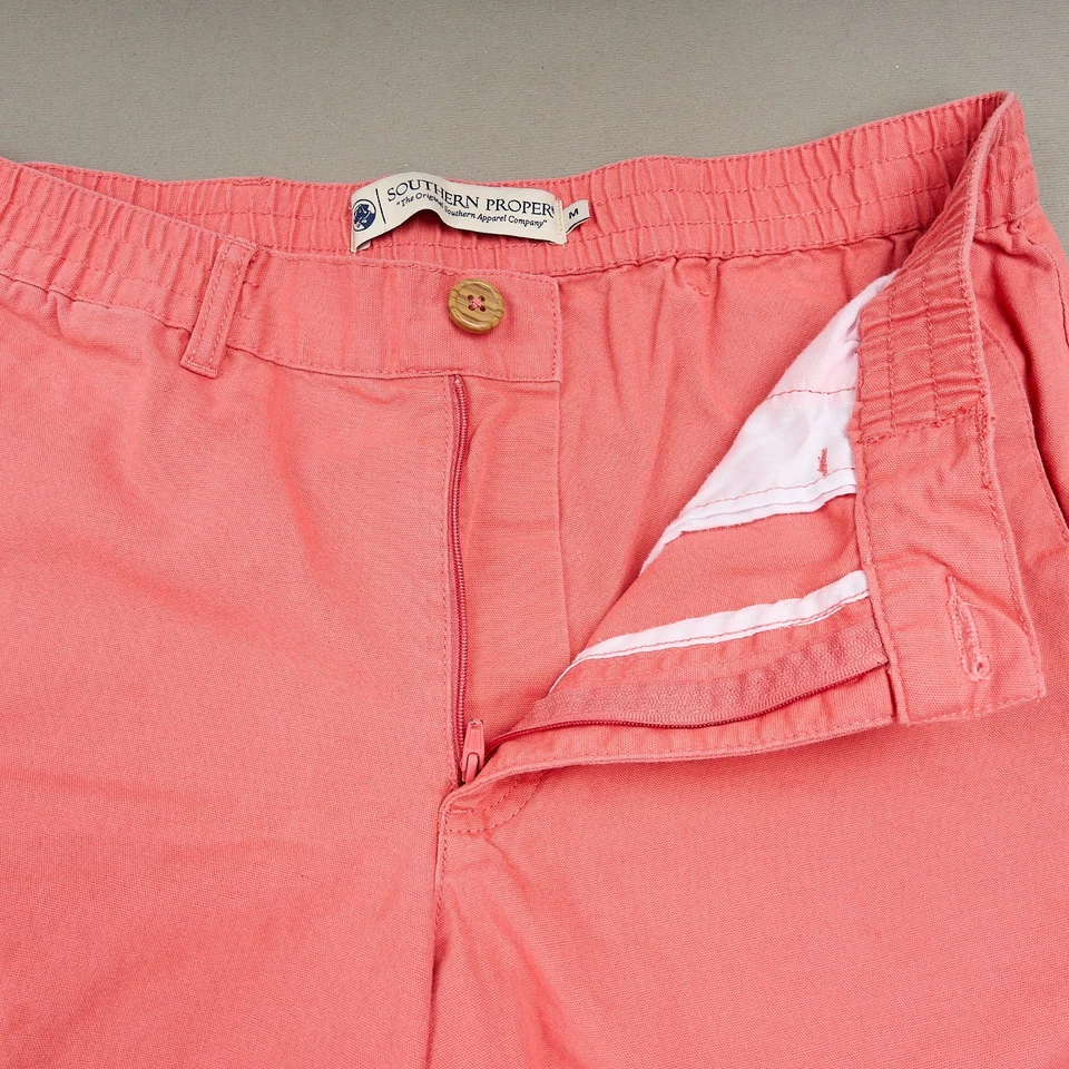 Pantalones Cortos Southern Proper PC Para Hombre M Punch Rosa Algodón Preppy Cámper 6" Entrepierna Foto 2 de 4