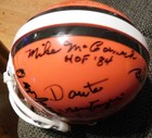 (9) Browns HOFer's signed mini helmet - Jim Brown, Kelly, Thomas, Warfield + 5 — photo 3