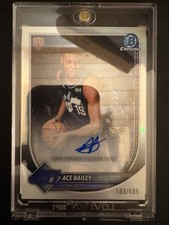 2025-26 Bowman Ace Bailey Autograph /499