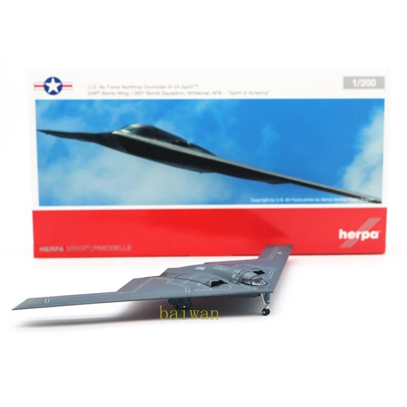 Modelo de avión acabado de aleación Herpa 1/200, American B-2A Ghost Bomber Spirit - Foto 2 de 4