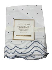 Pottery Barn, Mini Dottie Scallop, Duvet Cover, Twin/Twin XL