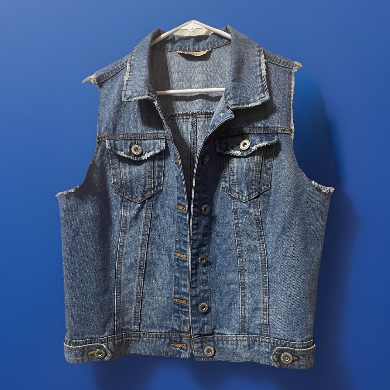 Highway Women Jean Vest Size L