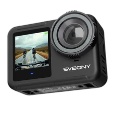 SVBONY SVGo3 Action Camera 4K HD Waterproof Dual Screen for Surfing and Diving