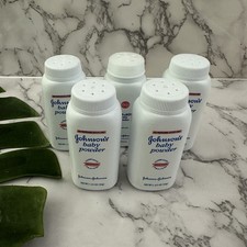 Vintage 90s Johnson Baby Powder Lot 5 Travel Size New Talc Fragrance 1.5 oz