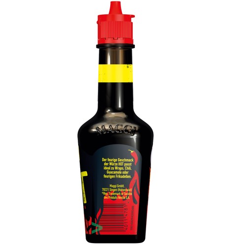 Maggi WÜRZE HOT scharf + würzig ideal zu Wraps, Chili oder Frikadellen 100ml - Bild 2 von 4