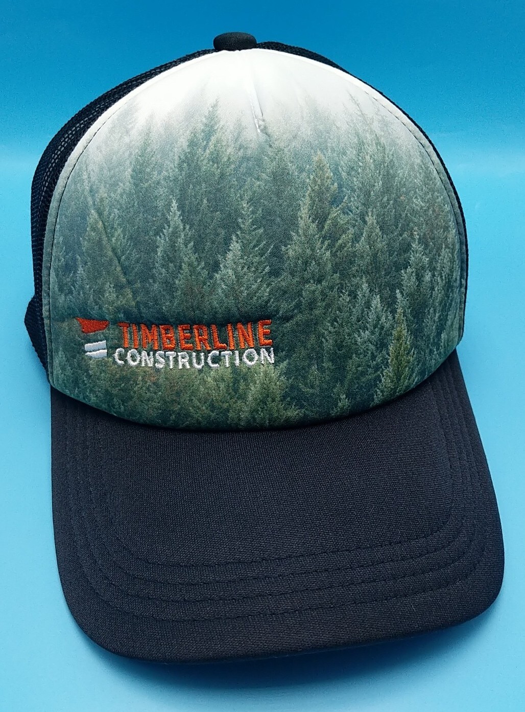 TIMBERLINE CONSTRUCTION hat green adjustable snap… - image 7