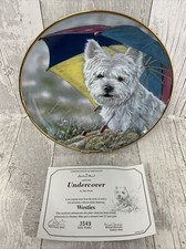 Westie Collectors Plate - 'Undercover' West Highland Terriers Collection