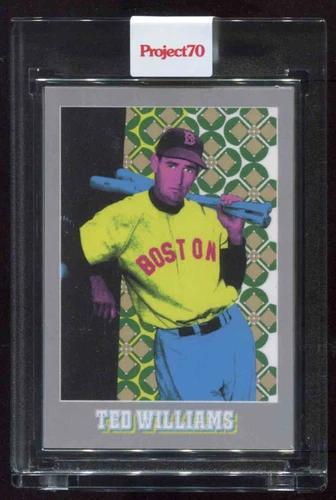 TOPPS PROJECT 70 SILVER ARTIST PROOF 331 TED WILLIAMS RON ENGLISH RED SOX 2/51