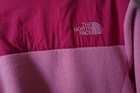 The North Face girls XL sz 18 2 tone pink fleece zip up coat w pockets — photo 6