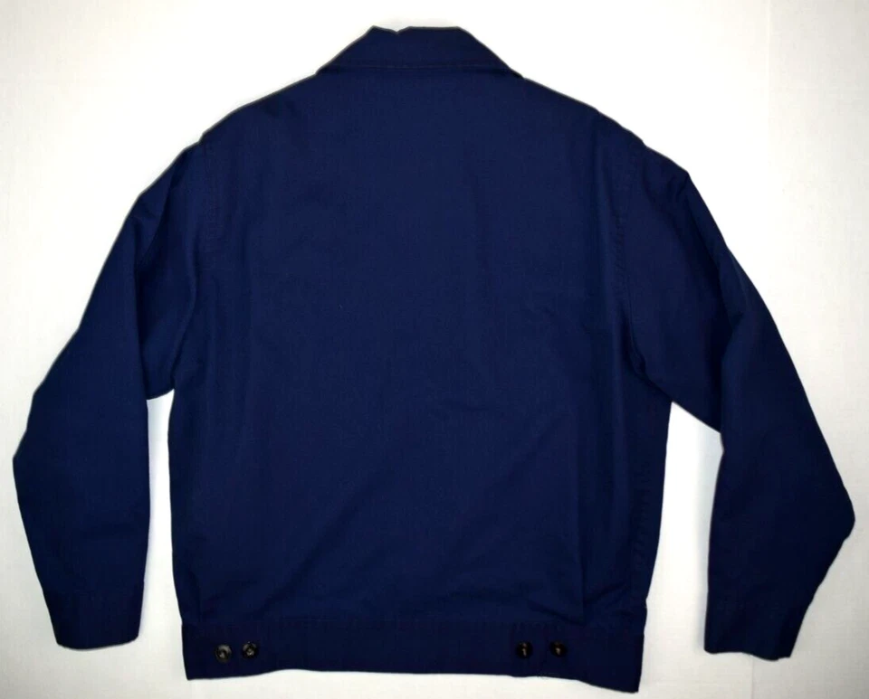 Chaqueta Husqvarna Vintage 40 Talla M Años 50 60 Bandera Sueca Parche 2 Bolsillos Mecánico Foto 3 de 4