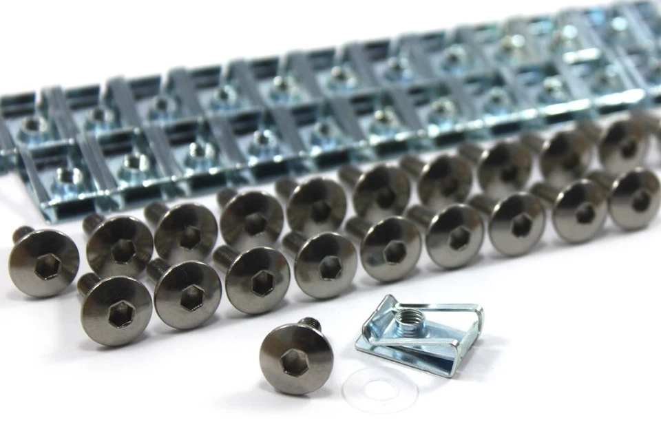 Triumph Trophy 1215SE 2012-2018 Stainless Fairing & Screen Bolt Clip Screw Kit Foto 2 de 4