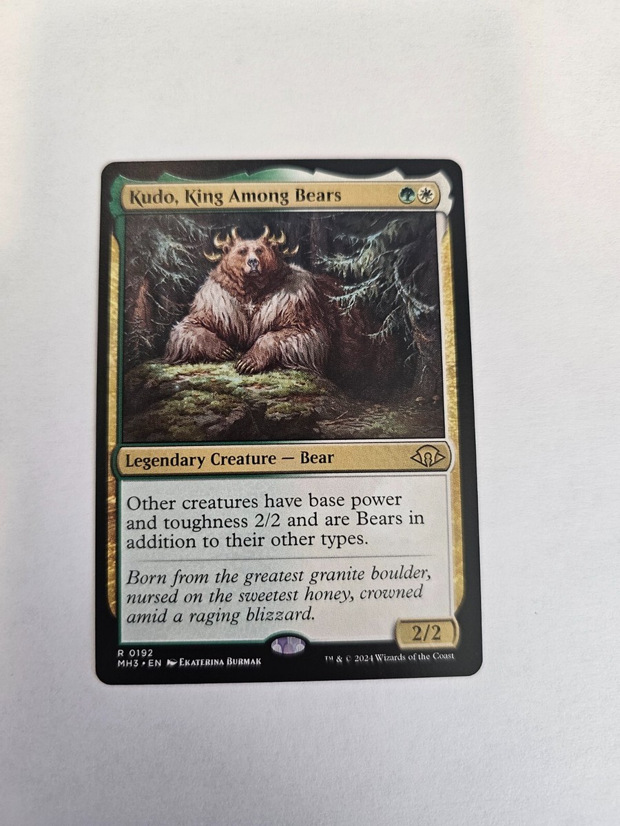 MTG -Kudo, King Among Bears- Modern Horizons 3 - #192 | eBay MTG -Kudo, King Among Bears- Modern Horizons 3 - #192 | eBay