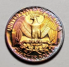 TONED 1988 S WASHINGTON QUARTER PROOF UNC #C2552