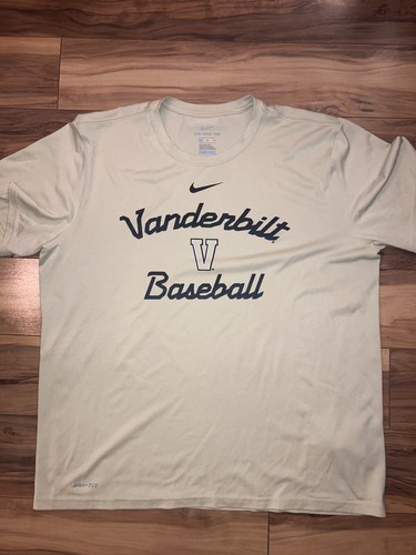 Nike Vanderbilt Baseball Mens XL Dri 