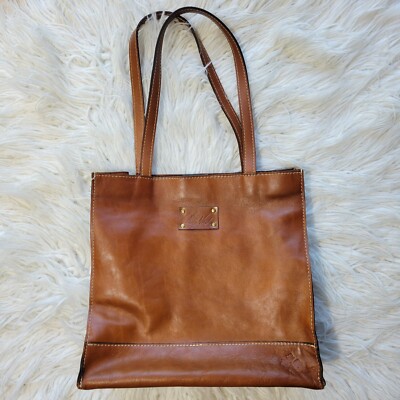 Patricia Nash Toscano Tote Shoulder Bag Purse Tobacco Brown