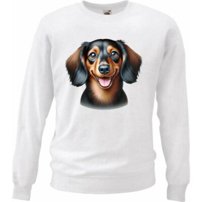 Sweatshirt Sweater Dackel Dachshund Teckel Jagdhund Jagt Dackelwelpe Dack 402915