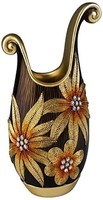 Orei-k4250v2-ore International K-4250-v2 Demeter Decorative Vase, 18-inch, Gold Orei-k4250v2-ore International K-4250-v2 Demeter Decorative Vase, 18-inch, Gold