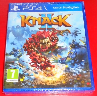 Knack 2 II Sony PlayStation 4 Ps4 Spiel - Brandneu - PAL - Kostenloser Versand