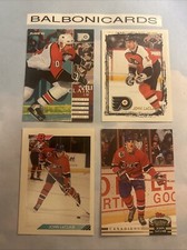 John LeClair 4 Card Lot! Fleer Stadium Club Bowman NM+ Free Shipping
