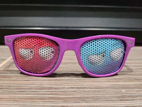 Trover Saves the Universe Pair of Purple Glasses from Limited Run Games - Picture 6 of 7